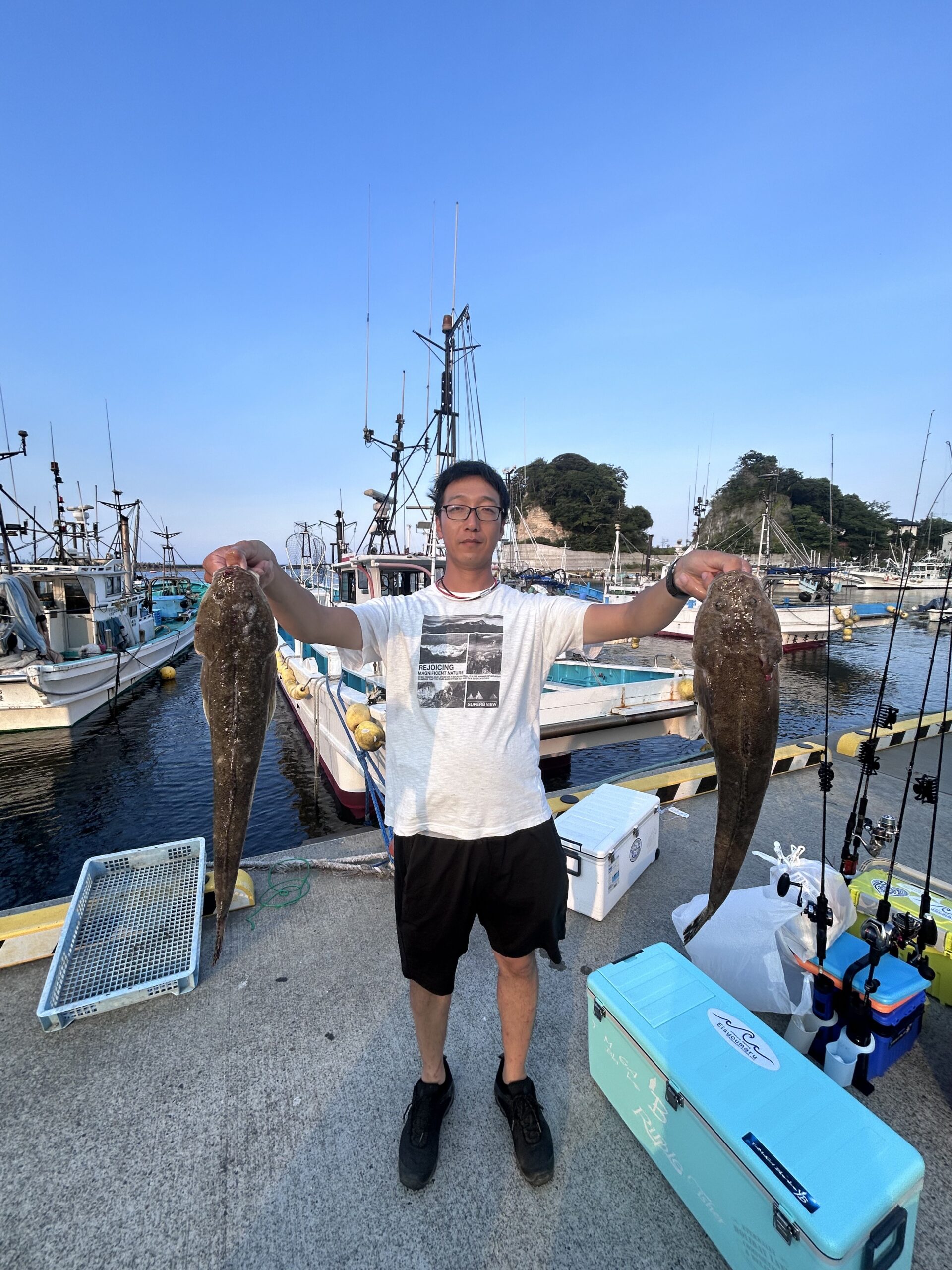 ８・２３　本日、午後船マゴチとスロー